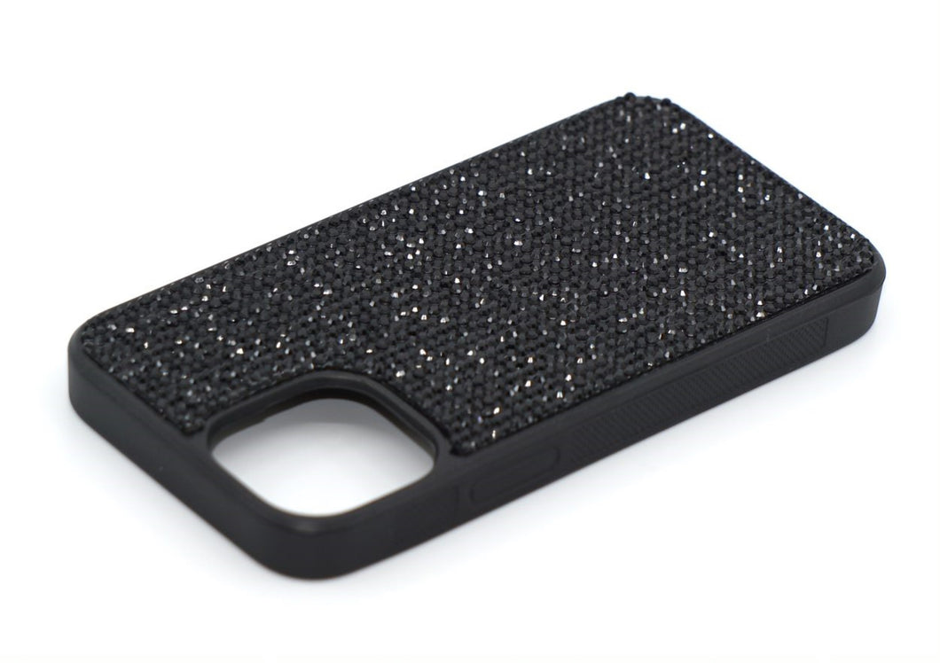 Jet Black Crystals | iPhone 16 TPU/PC Case