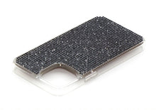Load image into Gallery viewer, Jet Black Crystals | iPhone 14 TPU/PC Case
