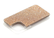 Load image into Gallery viewer, Rose Gold Crystals | iPhone 14 TPU/PC Case
