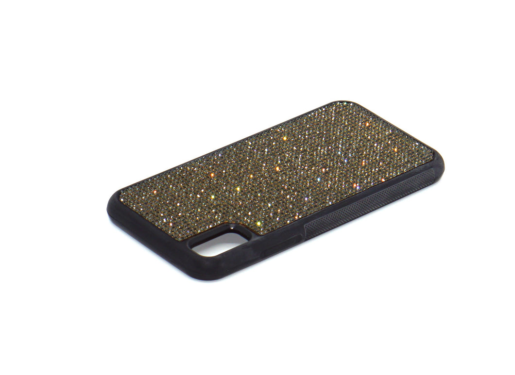 Cristales de diamante negro | Funda para iPhone X/XS TPU/PC