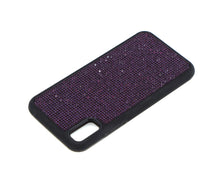 Cargar imagen en el visor de la galería, Cristales de diamante negro | Funda para iPhone X/XS TPU/PC
