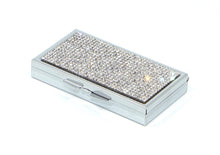 Load image into Gallery viewer, Blue Sapphire Crystals | Pill Case, Pill Box or Pill Container (3 Slots Rectangular)
