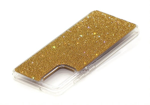 Gold Topaz Crystals | Galaxy S20 Ultra TPU/PC or PC Case
