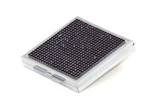 Load image into Gallery viewer, Jet Black Crystals | Pill Case, Pill Box or Pill Container (4 Slots Square)
