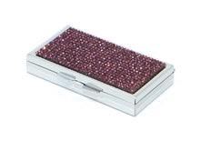 Load image into Gallery viewer, Clear Diamond Crystals | Pill Case, Pill Box or Pill Container (3 Slots Rectangular)
