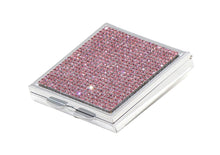 Load image into Gallery viewer, Black Diamond Crystals | Pill Case, Pill Box or Pill Container (4 Slots Square) - Rangsee by MJ

