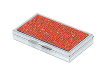 Load image into Gallery viewer, Aquamarine Light Crystals | Pill Case, Pill Box or Pill Container (7 Slots Rectangular)
