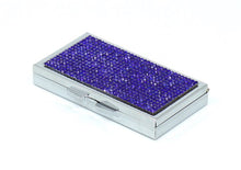 Load image into Gallery viewer, Purple Amethyst (Light) Crystals | Pill Case, Pill Box or Pill Container (7 Slots Rectangular)
