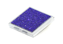 Load image into Gallery viewer, Royal Blue Crystals | Pill Case, Pill Box or Pill Container (4 Slots Square)
