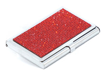 Load image into Gallery viewer, Coral (Orange Type) Crystals | Stainless Steel Type Card Holder or Business Card Case
