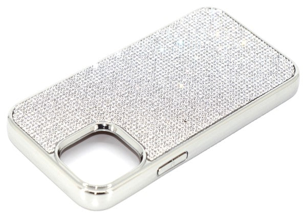 Clear Diamond Crystals | iPhone 11 Pro Max Chrome TPU/PC Case