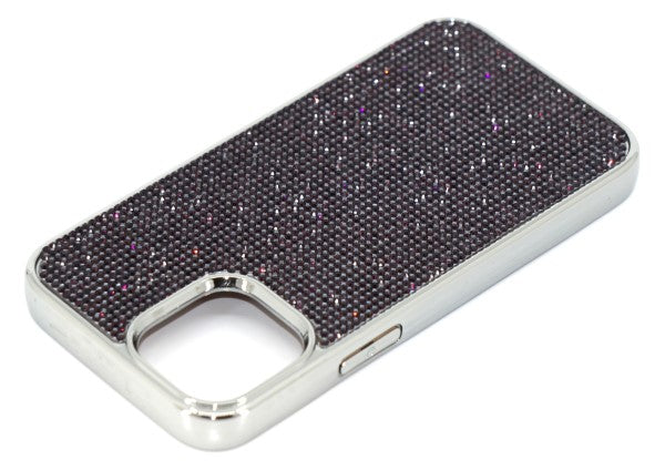 Purple Amethyst (Dark) Crystals | iPhone 11 Pro Max Chrome TPU/PC Case