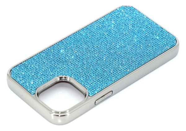 Aquamarine Dark Crystals | iPhone 12 Pro Max Chrome TPU/PC Case