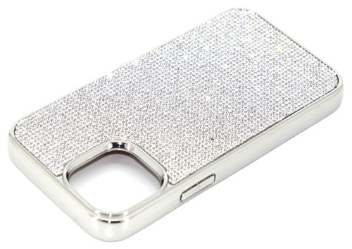 Clear Diamond Crystals | iPhone 12 Pro Max Chrome TPU/PC Case