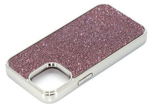 Purple Amethyst (Light) Crystals | iPhone 12 Pro Max Chrome TPU/PC Case