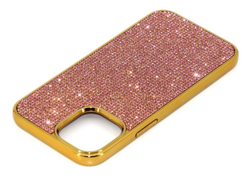 Pink Rose Crystals | iPhone 12 Pro Chrome TPU/PC Case