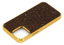 Cargar imagen en el visor de la galería, Cristales de topacio dorado | Funda cromada de TPU/PC para iPhone 12 Pro
