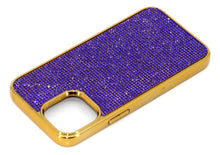 Load image into Gallery viewer, Royal Blue Crystals | iPhone 12 Pro Chrome TPU/PC Case

