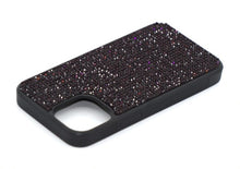 Load image into Gallery viewer, Jet Black Crystals | iPhone 12 TPU/PC Case
