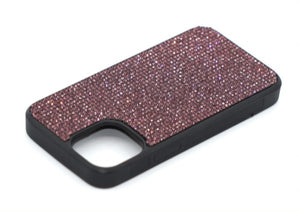 Cristales de amatista púrpura (luz) | Funda iPhone 12 TPU/PC