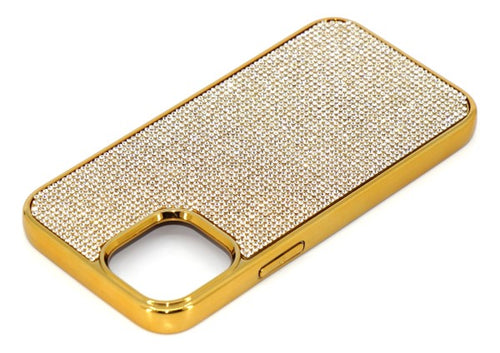 Cristales de diamante transparentes | Funda cromada de TPU/PC para iPhone 13