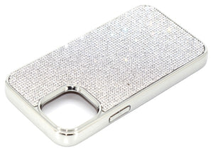 Clear Diamond Crystals | iPhone 13 Pro Chrome TPU/PC Case