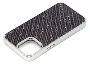 Purple Amethyst (Dark) Crystals | iPhone 13 Pro Chrome TPU/PC Case