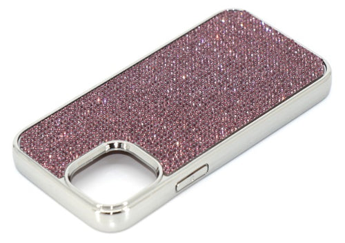 Cristales de amatista púrpura (luz) | Funda cromada de TPU/PC para iPhone 13 Pro