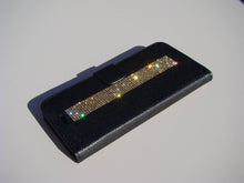 Load image into Gallery viewer, Black Diamond Crystals | White Wallet Case (iPhone 6 &amp; iPhone 6s) - Rangsee by MJ
